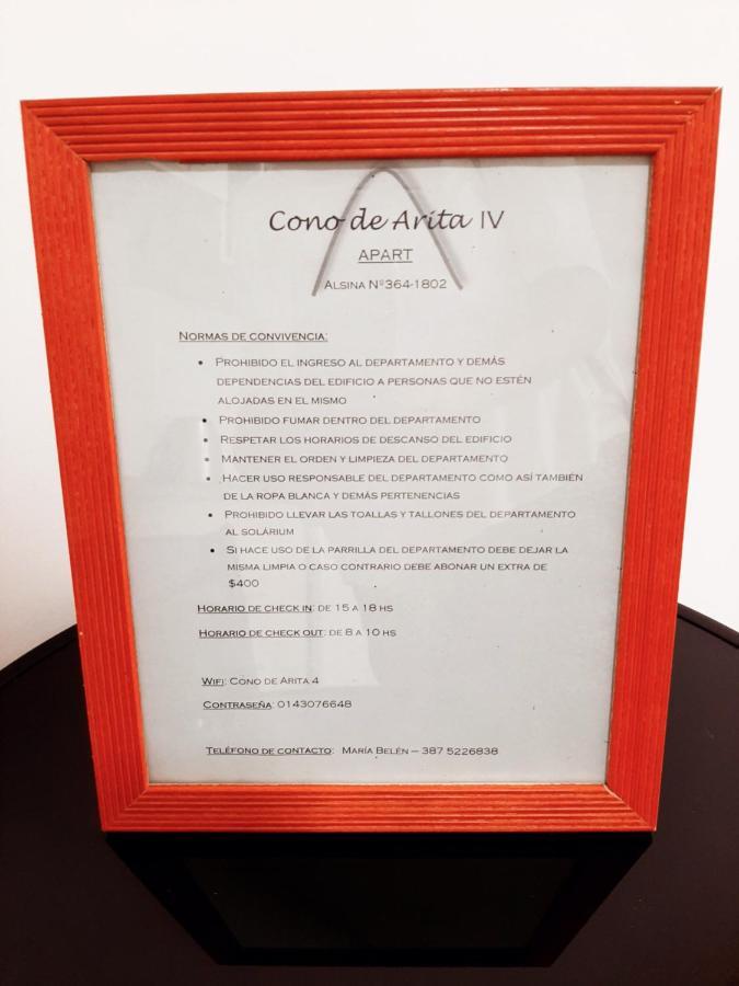 Cono De Arita Apartman Salta Kültér fotó